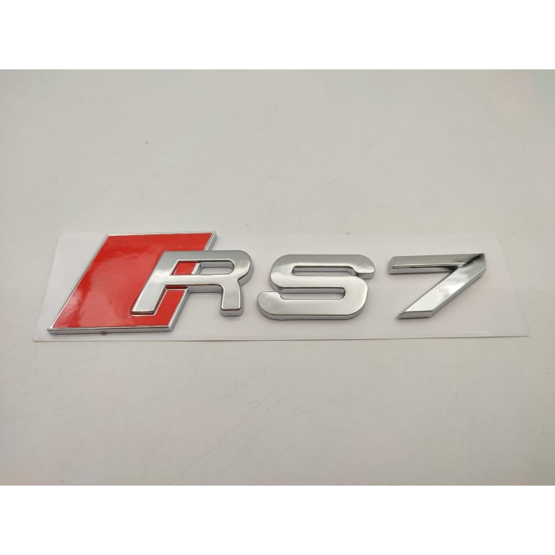 Emblema Trasero AUDI RS7 Cromado