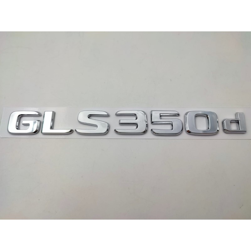 NUEVO EMBLEMA LETRAS MERCEDES BENZ CLASE GLS GLS350d CROMADAS