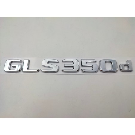 NUEVO EMBLEMA LETRAS MERCEDES BENZ CLASE GLS GLS350d CROMADAS
