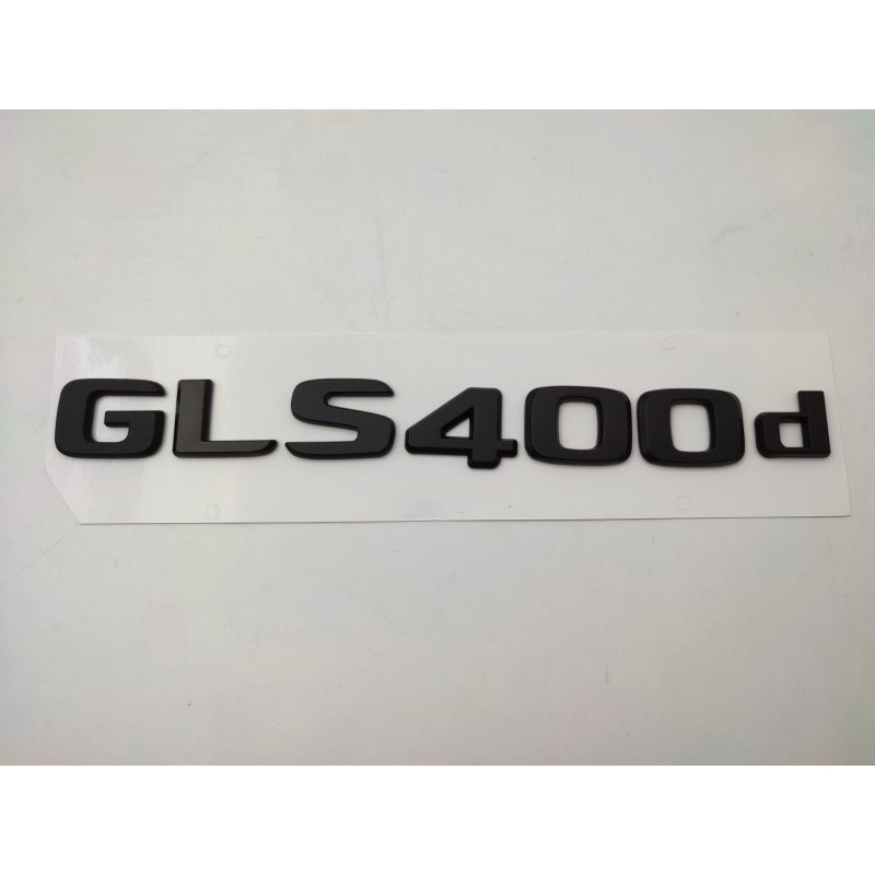 NUEVO EMBLEMA LETRAS MERCEDES BENZ CLASE GLS GLS400d NEGRO