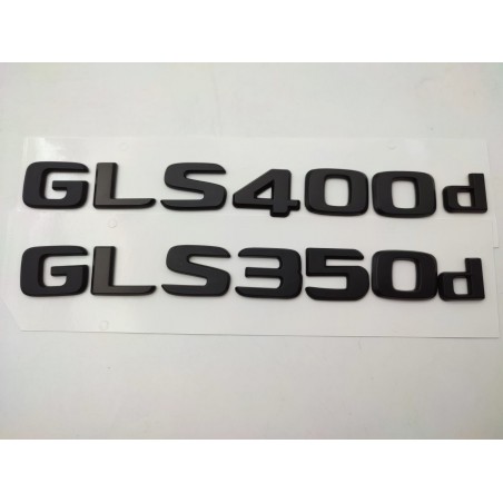 NUEVO EMBLEMA LETRAS MERCEDES BENZ CLASE GLS GLS400d NEGRO