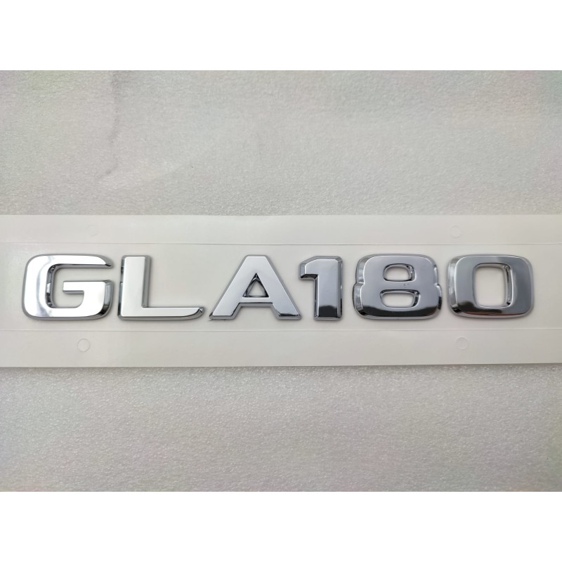 NUEVO EMBLEMA LETRAS MERCEDES BENZ CLASE GLA GLA180 CROMADAS