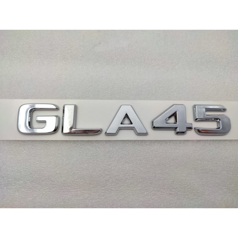 NUEVO EMBLEMA LETRAS MERCEDES BENZ CLASE GLA GLA45 CROMADAS