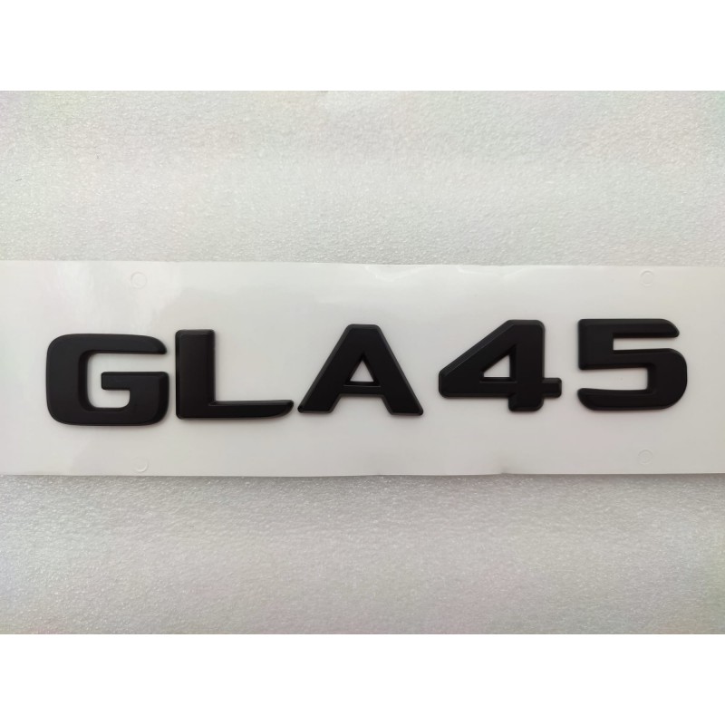 NUEVO EMBLEMA LETRAS MERCEDES BENZ CLASE GLA GLA45 NEGRAS