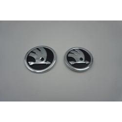 Emblema Capot o Maletero SKODA 80mm