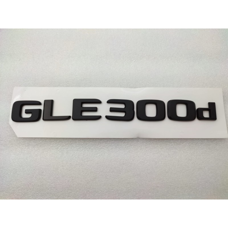 NUEVO EMBLEMA LETRAS MERCEDES BENZ CLASE GLE GLE300d NEGRAS