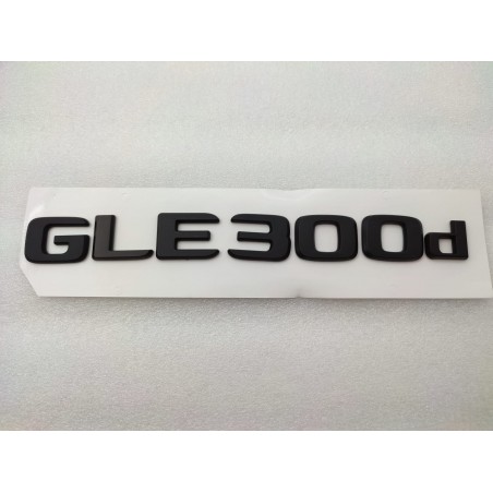 NUEVO EMBLEMA LETRAS MERCEDES BENZ CLASE GLE GLE300d NEGRAS