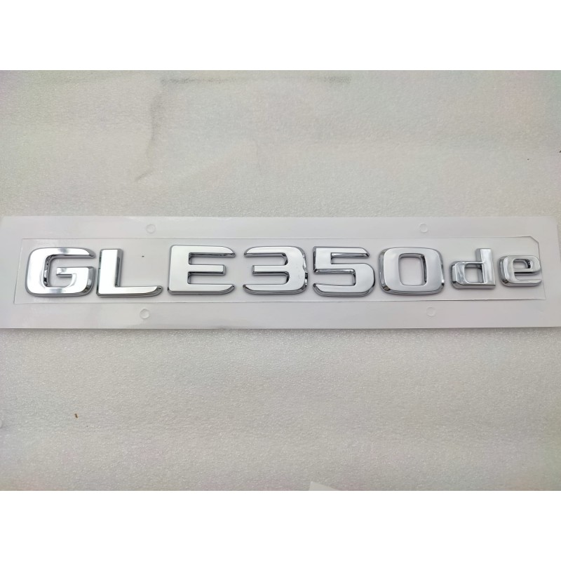 NUEVO EMBLEMA LETRAS MERCEDES BENZ CLASE GLE GLE350de CROMADAS