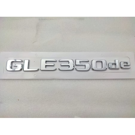 NUEVO EMBLEMA LETRAS MERCEDES BENZ CLASE GLE GLE350de CROMADAS