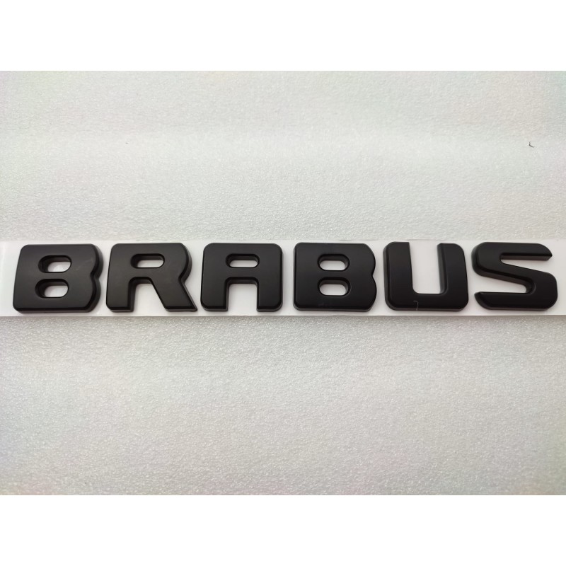 Emblema Letra Mercedes Benz Brabus Negro