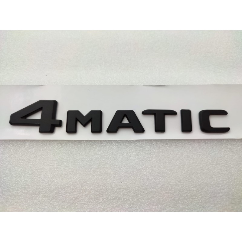 Emblema Trasero Letras MERCEDES 4MATIC Negras