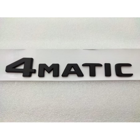Emblema Trasero Letras MERCEDES 4MATIC Negras