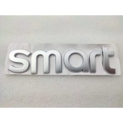 Emblema Trasero SMART Plata Mate