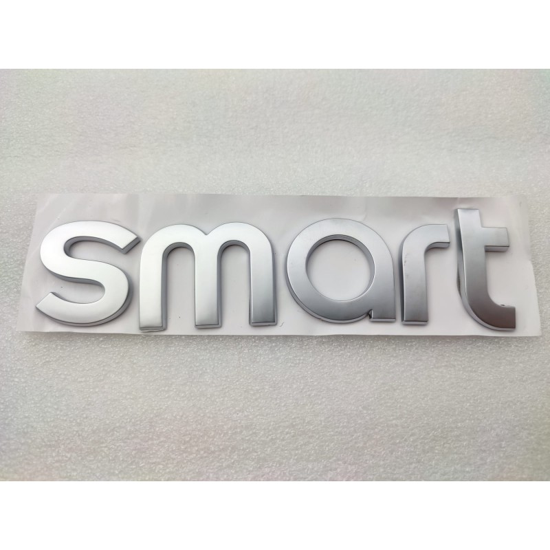 Emblema Trasero SMART Plata Mate
