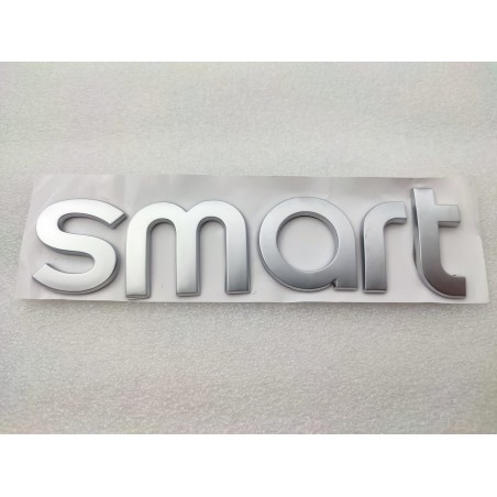 Emblema Trasero SMART Plata Mate
