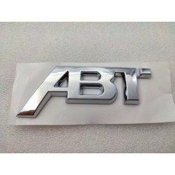 Emblema Trasero Pequeño ABT Plata 84mm