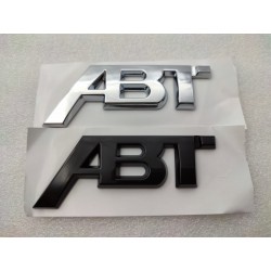 Emblema Trasero Pequeño ABT Plata 84mm