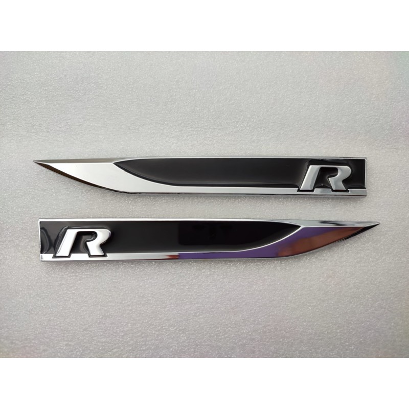 Emblemas Laterales VOLKSWAGEN R Negro