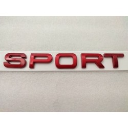 Emblema Trasero SPORT LAND ROVER Rojo