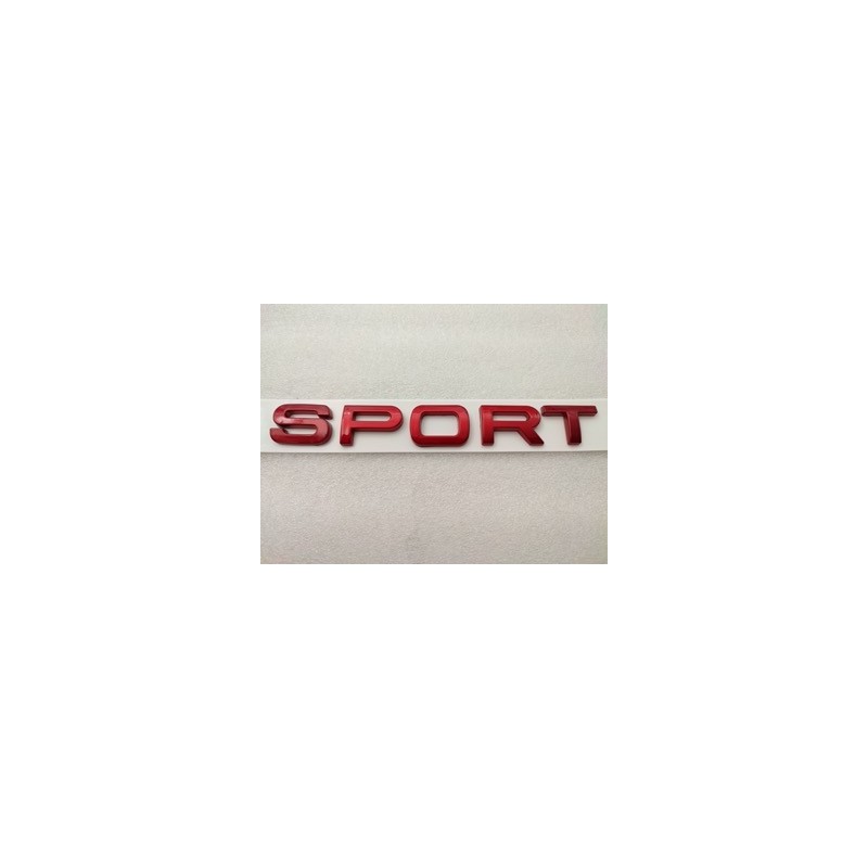 EMBLEMA LATERAL O TRASERO LETRAS SPORT LAND ROVER ROJAS