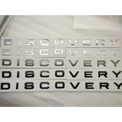 Emblema Delantero o Trasero Letras DISCOVERY Plata