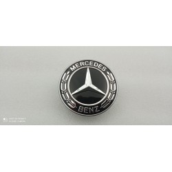 EMBLEMA de CAPOT MERCEDES BENZ NEGRO 56MM