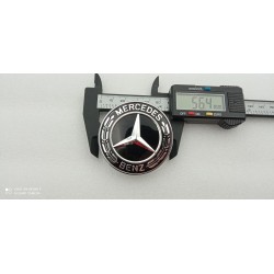 EMBLEMA de CAPOT MERCEDES BENZ NEGRO 56MM