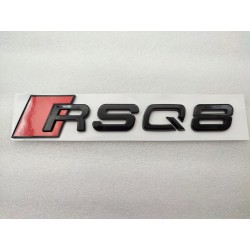 Emblema Trasero AUDI RSQ8 Negro