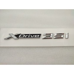 Emblema Letras BMW XDRIVE 35i Cromado