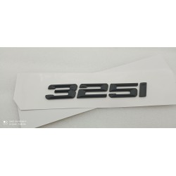 EMBLEMA TRASERO LETRAS BMW SERIE 3 325i NEGRAS