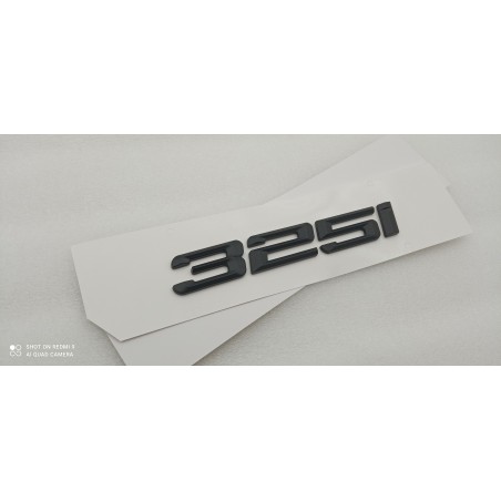 EMBLEMA TRASERO LETRAS BMW SERIE 3 325i NEGRAS