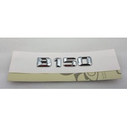EMBLEMA LETRAS MERCEDES BENZ CLASE B B150 CROMADAS