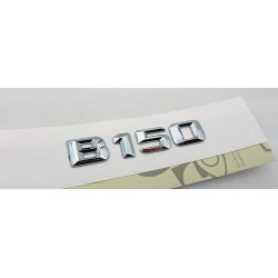 EMBLEMA LETRAS MERCEDES BENZ CLASE B B150 CROMADAS