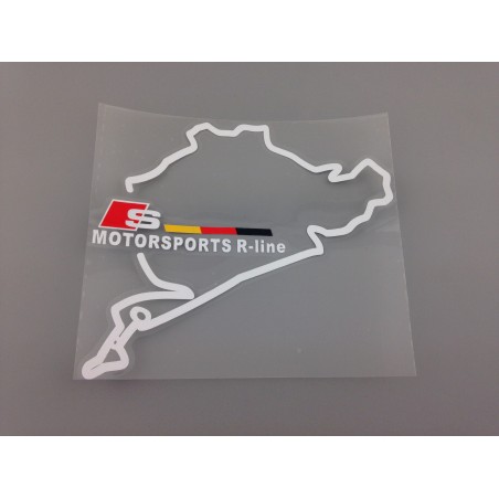 VINILO NURBURING MOTORSPORTS SLINE BLANCO