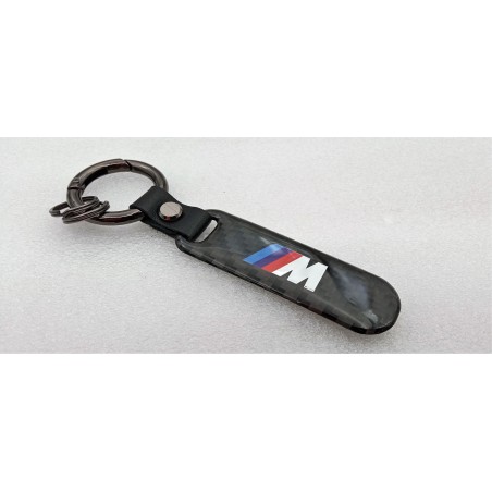 LLAVERO de CARBONO con LOGO BMW M Perfecto para regalo!