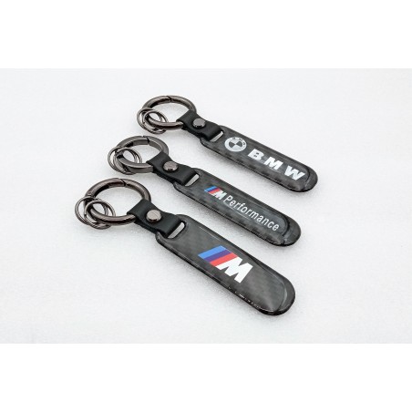 LLAVERO de CARBONO con LOGO BMW M Perfecto para regalo!