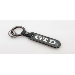 LLAVERO de CARBONO con LOGO VOLKSWAGEN GTD Perfecto para regalo!