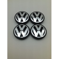 Centro de Rueda VOLKSWAGEN Negros 56mm 1J0601171