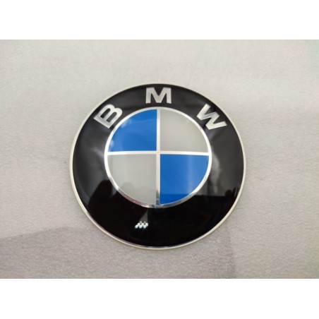 Chapa Adhesiva BMW Azul Y Blanco 67MM