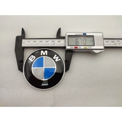 Chapa Adhesiva BMW Azul Y Blanco 67MM