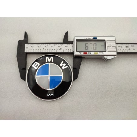 Chapa Adhesiva BMW Azul Y Blanco 67MM