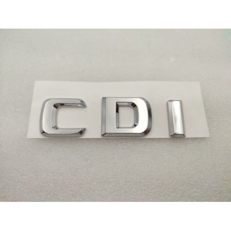 Letras MERCEDES CDI Cromadas