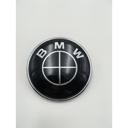 Emblema trasero bmw negro 74mm