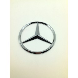 Estrella MERCEDES para Maletero 90mm Cromada