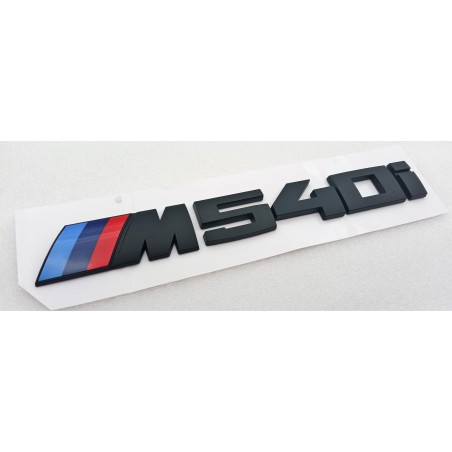 Emblema Trasero BMW M540i Negro