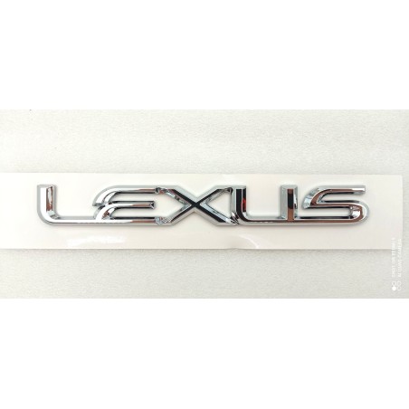 EMBLEMA TRASERO LEXUS PLATA